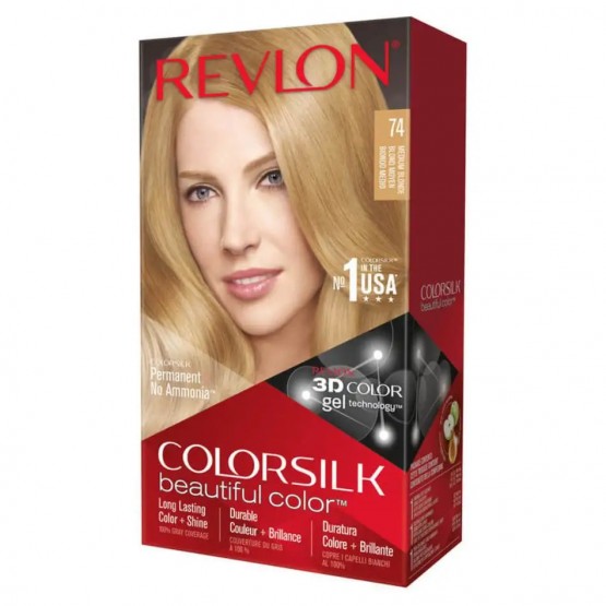 REVLON COLORSILK #74-MEDIUM BLONDE