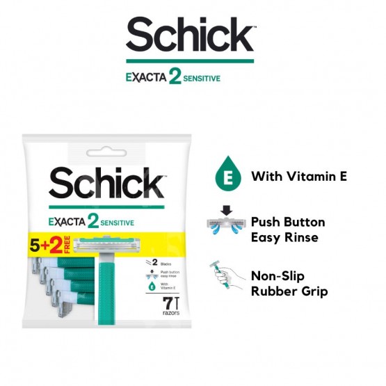 Schick Exacta 2 5+2 Razor Green