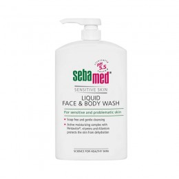 Sebamed Liquid Face & Body Wash Sensitive Skin 1000ml