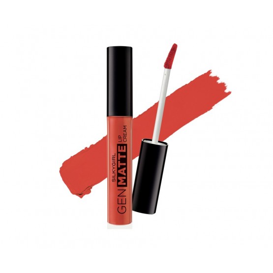 SILKY GIRL Gen Matte Lip Cream 05 Hot Salsa
