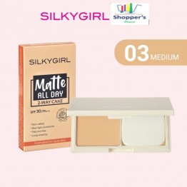 SILKY GIRL Matte All Day 2-Way Cake SPF30 PA+++ 03 Medium 9g
