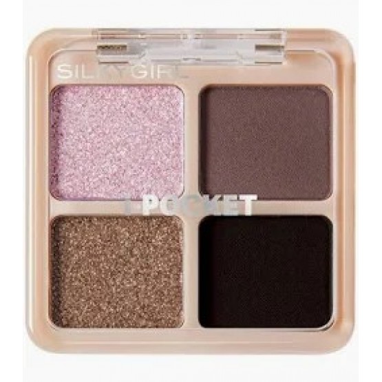 SILKYGIRL i-Pocket Shadow Quad 02 Smokey Glaze 4g