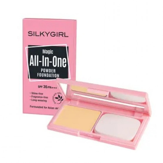 SILKYGIRL Magic All-In-One Powder Foundation SPF35/PA+++ 9g - 03 Natural Buff