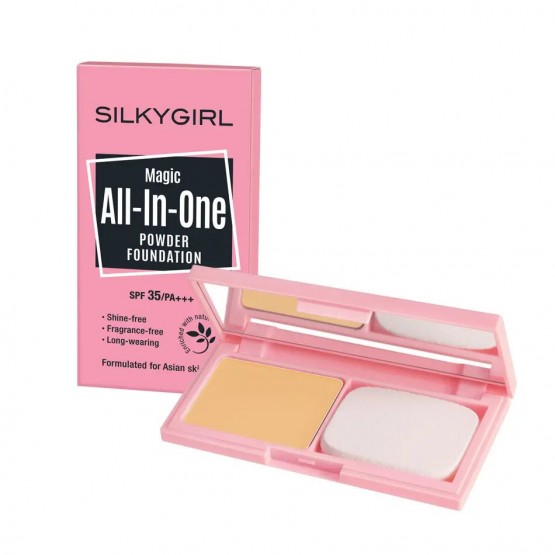 SILKYGIRL Magic All-In-One Powder Foundation SPF35/PA+++ 9g - 05 Natural Tan