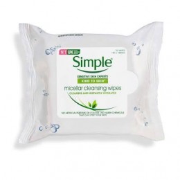 Simple Kind to Skin Micellar Cleansing Wipes 25 Wipes