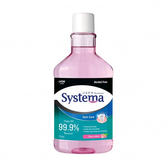 Systema Gum Care Mouthwash Sakura Mint 750ml
