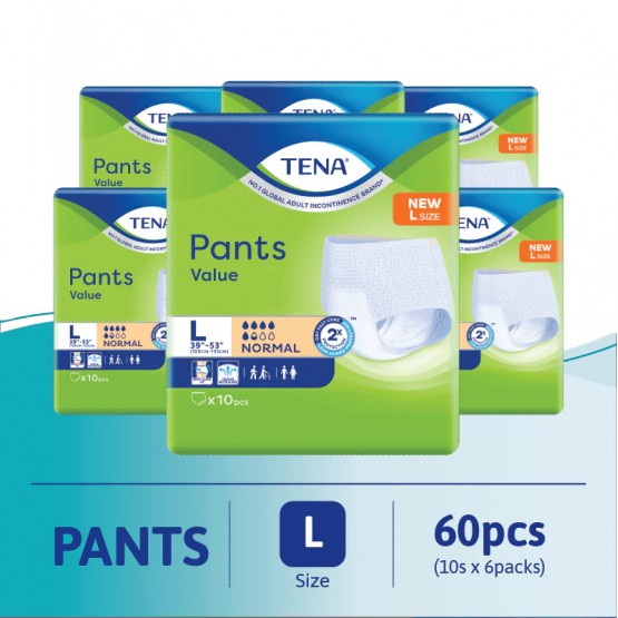 Tena Value Pants L10sx6 packs Carton sales