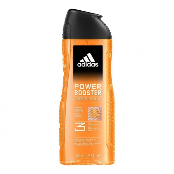 Adidas 3in1 Power Booster Face, Body, Hair Shower Gel 400ml