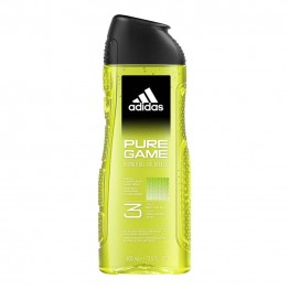 Adidas 3in1 Pure Game Face, Body, Hair Shower Gel 400ml