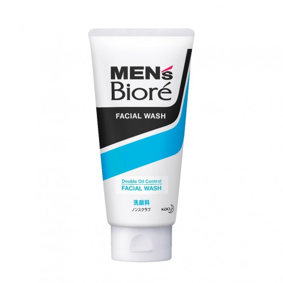 Kao Biore Men's Double Oil Control Facial Wash 130g