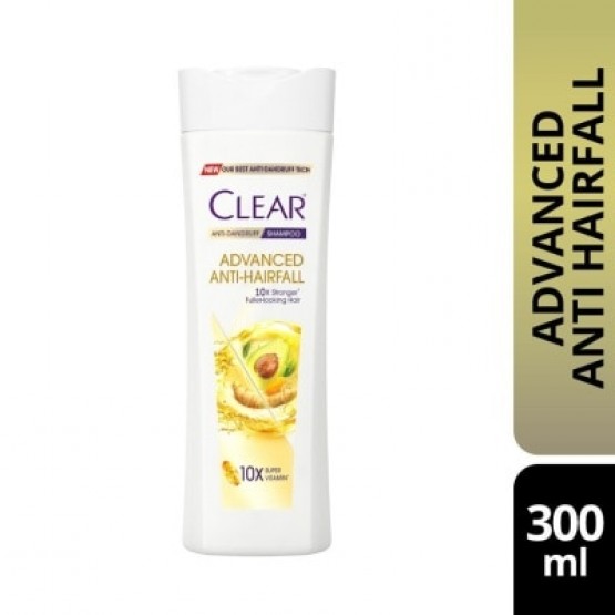Clear Women Shampoo Anti Hairfall 300ml - Strengthens Hair and Reduces Hair Fall