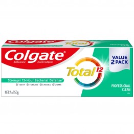 Colgate Total 12 Professional Clean Gel150g x 2/Twin Pack(2 x 150g)