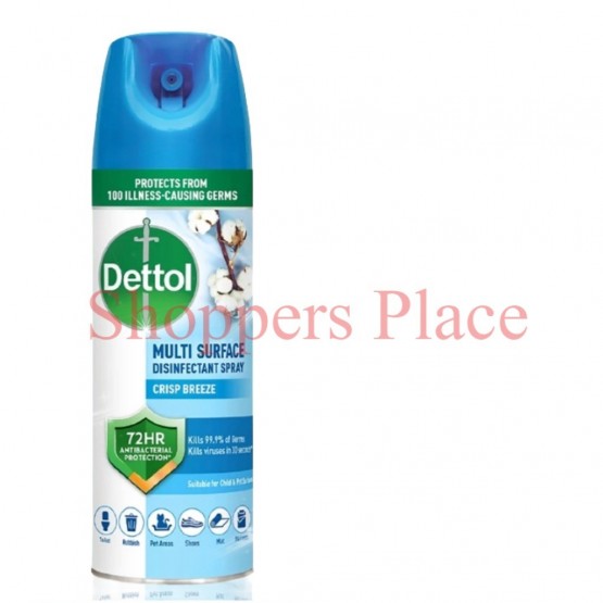 Dettol Antibacterial Disinfectant Spray Crisp Breeze 450ml