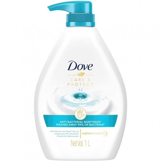 Dove Anti-bacterial Care & Protect Body Wash, 1 Liters