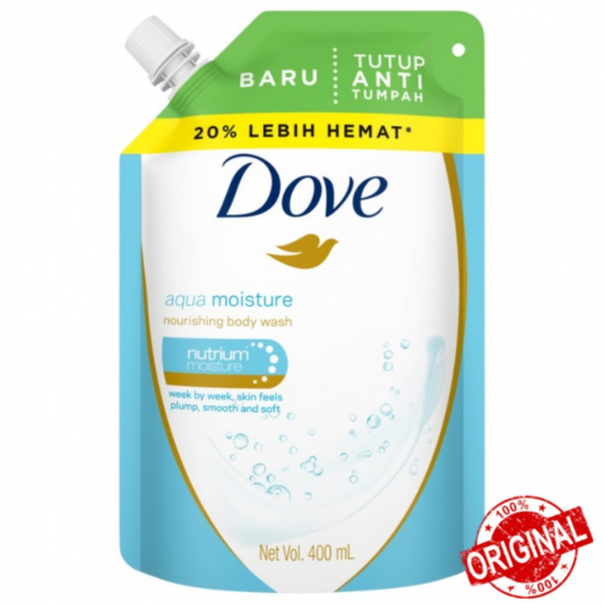Dove Aqua Moisture Body Wash , 400ml