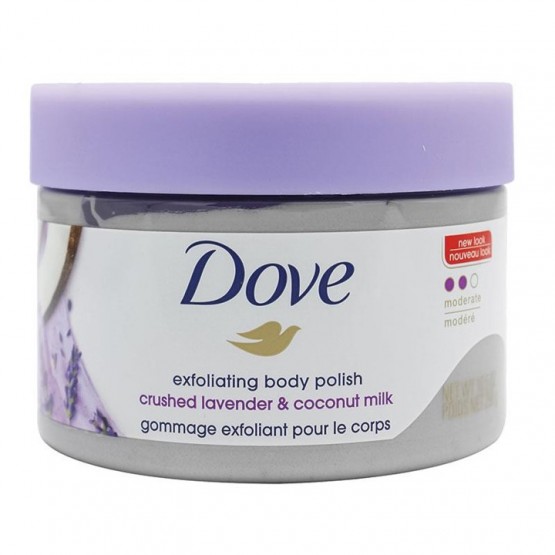 Dove Body Scrub Lavender 298g
