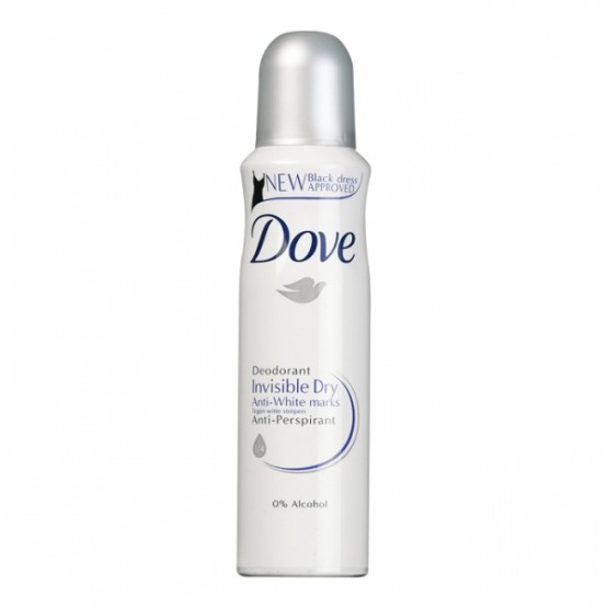 Dove Deodorant Spray - Invisible Dry Anti-white Marks 150ml