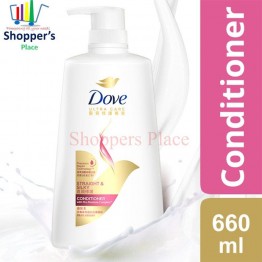 Dove Straight & Silky Conditioner 660ml