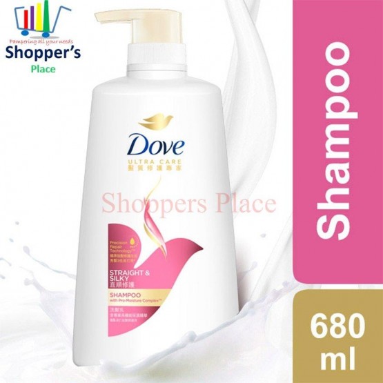 Dove Straight & Silky Shampoo 680ml