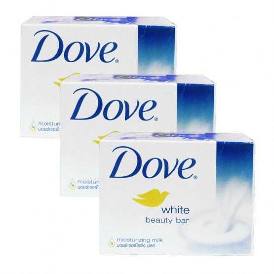 Dove White Beauty Bar 3x90g