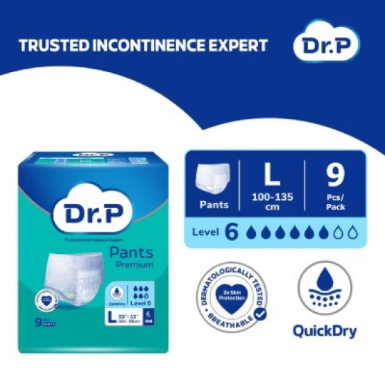 DR P Premium Adult Diaper Level 6 Tape (L) 9s