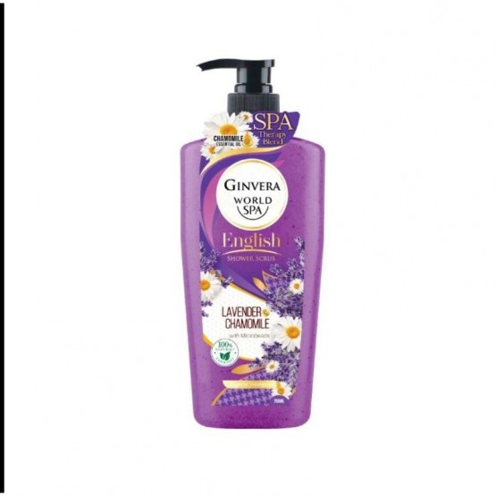 Ginvera World Spa English Lavender & Chamomile Shower Scrub 750ml
