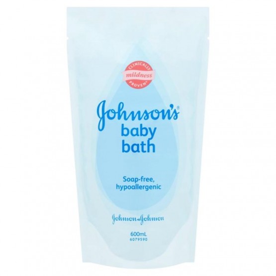 Johnson's Baby Bath Refill 600ml - Blue