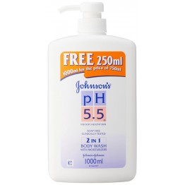 Johnson's PH5.5 Body Wash 1L - 2in1