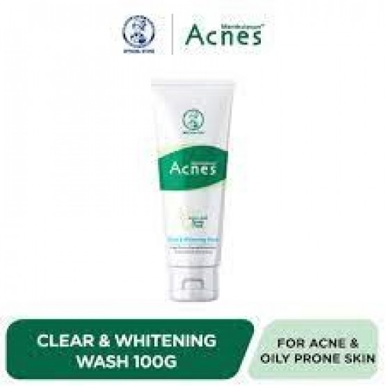 Acnes Clear & Whitening Face Wash 100g