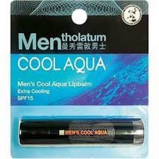 Mentholatum Men Cool Aqua Lipbalm SPF15 3.5g