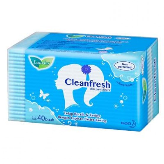 Laurier Cleanfresh Non-parfum Liner 40s
