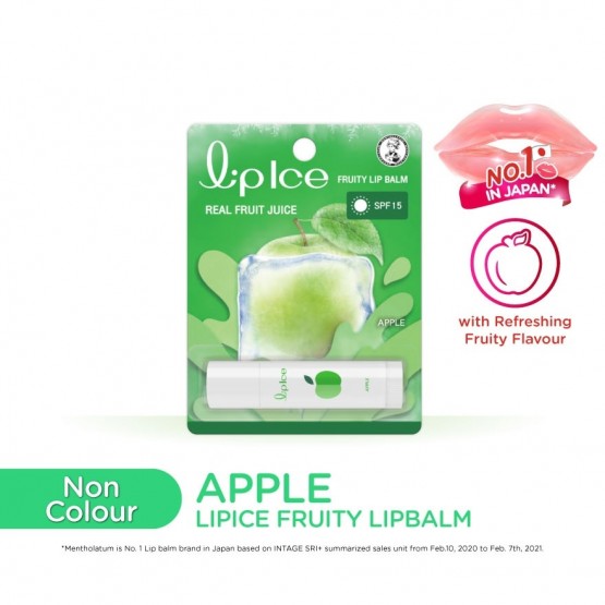 Mentholatum Lipcare Fruity Lipbalm 3.5g Apple