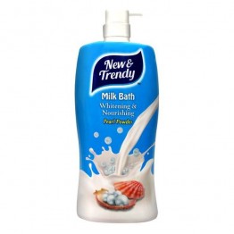New & Trendy Milk Bath Shower Cream (Pearl & Powder) 850ml