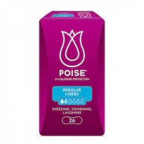 Poise Regular Liners (190mm x 26's)