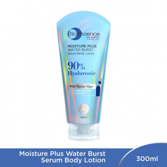 Bio-essence Moisture Plus Water Burst Serum Body Lotion 90% Hyaluronic Acid 300ml