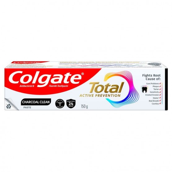 Colgate Total 12 Charcoal Deep Clean 150g X 2/twin Pack(2x150g)