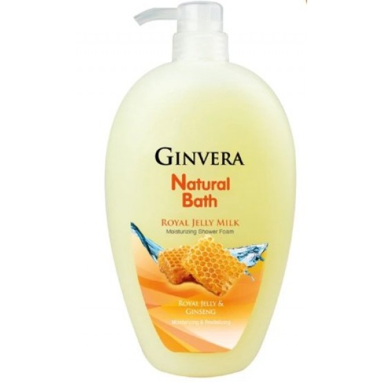 Ginvera Natural Bath Royal Jelly Milk Shower Foam 950g