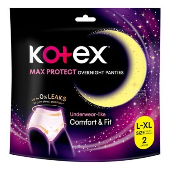 Kotex Overnight Panties L-xl Size 2's