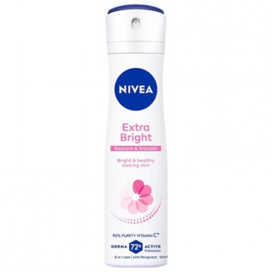 Nivea Anti-perspirant Extra Bright Spray 150ml (i)