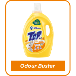 Top Liquid Laundry Detergent - Odour Buster 3.6kg x 4 - Carton Sales