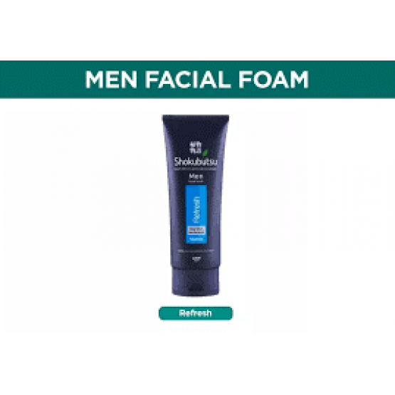 Shokubutsu Men Facial Scrub - Refresh 130g