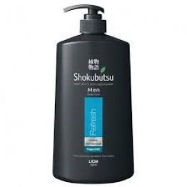 Shokubutsu Men Peppermint Antibacterial Body Foam 900ml - Refresh