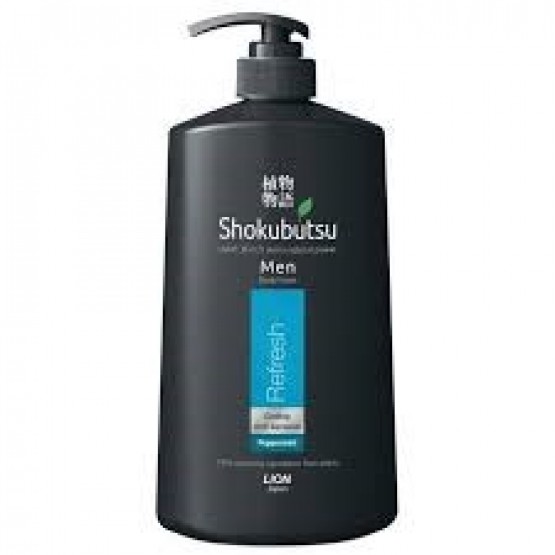 Shokubutsu Men Peppermint Antibacterial Body Foam 900ml - Refresh