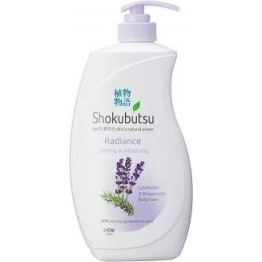 Shokubutsu Radiance Body Foam 900ml - Calming & Whitening