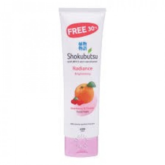 Shokubutsu Radiance Facial Foam - Brightening 130g
