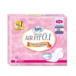 Sofy Body Fit Day Extra Slim 0.1 26cm 18pcs