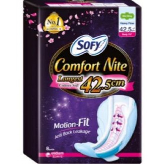 Sofy Comfort Nite Body Fit Night 42.5cm (cotton) 8pcs