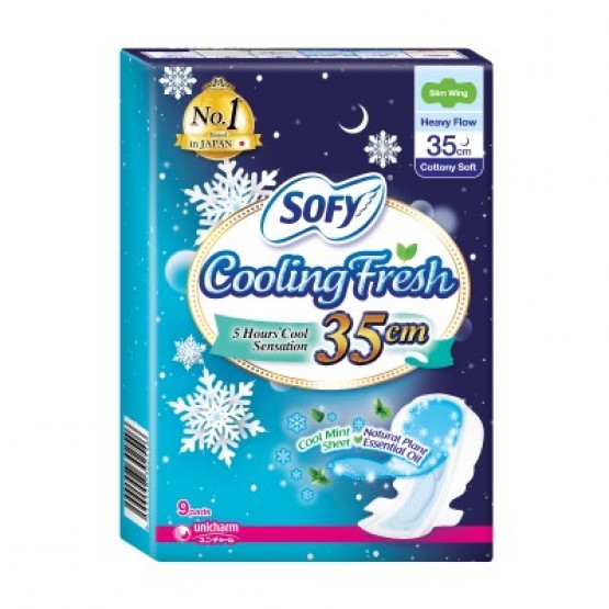 Sofy Cooling Fresh 35cm Sanitary Pad 9pcs