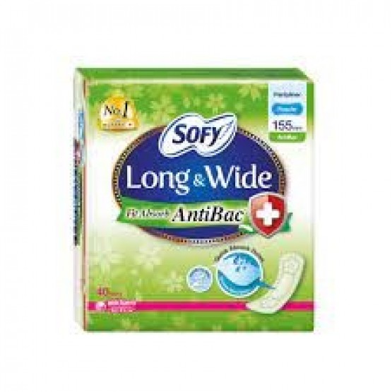Sofy Long And Wide Fit Absorb Pantyliner Regular Aroma 36pcs