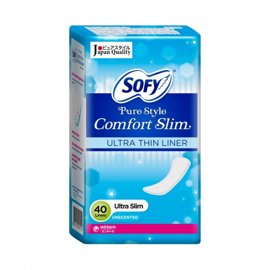 Sofy Pantyliners Pure Style Comfort Slim 40pcs (Unscented)